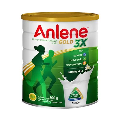 Sữa bột bổ sung dinh dưỡng Anlene Gold Vanilla MovePro 800g