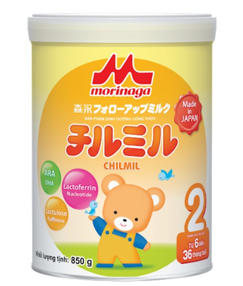 Sữa Morinaga Chilmil 850g (6-36 tháng tuổi)