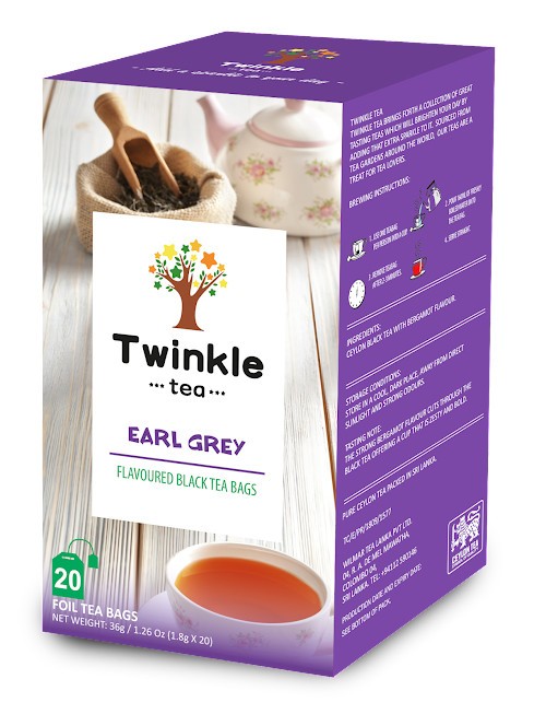 Trà túi lọc Twinkle Earl Grey (1.8g x 20 túi)