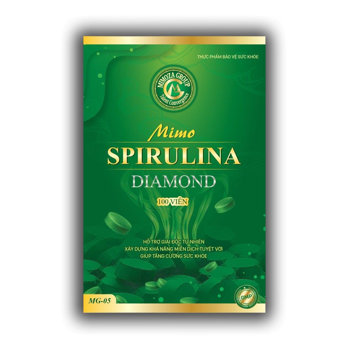 Tảo Viên Mimo Spirulina Diamond